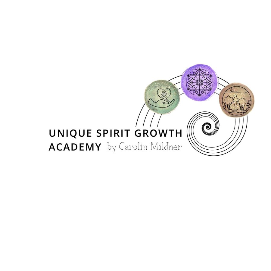 Logo der Unique Spirit Growth Academy by Carolin Mildner