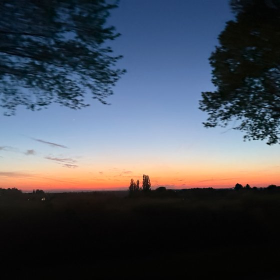 Abendrot über dem Allgäu